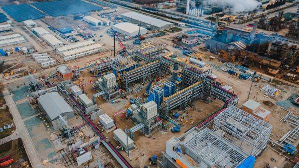 Centrala pe cogenerare de pe platforma Petromidia este realizată în proporţie de 81%