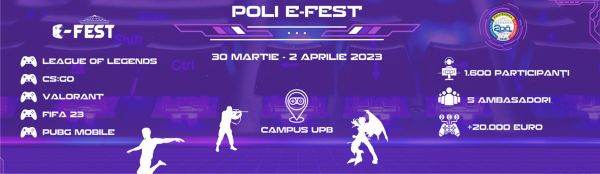 Sursa foto: Facebook / POLI E-Fest