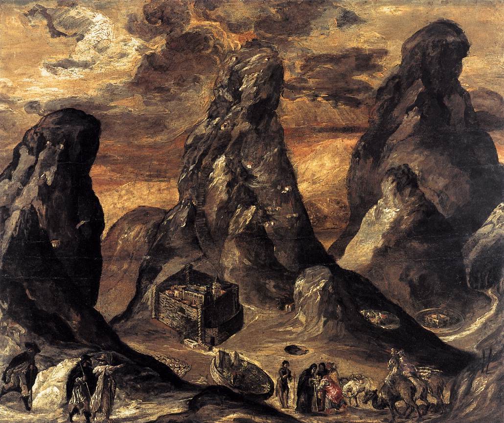 "Muntele Sinai" (1570-1572) in viziunea lui El Greco (1541-1614)