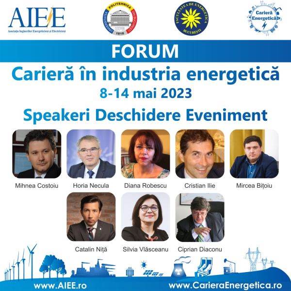 "Forum - Carieră în industria energetică 2023" are loc în perioada 8 - 14 mai 2023