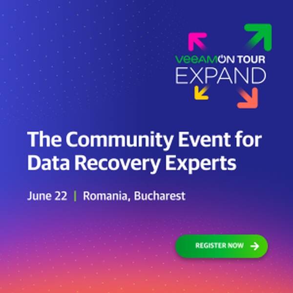 Veeam anunţă evenimentul VeeamON Tour în România: Expand 2023