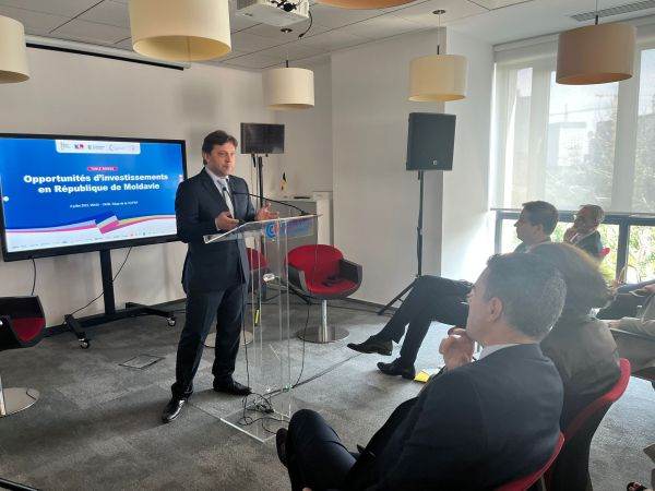 Dumitru Alaiba, viceprim-ministru al Republicii Moldova, ministru al Dezvoltării Economice şi Digitalizării, a participat la o masă rotundă organizată de Camera de Comerţ şi Industrie a Franţei în România (CCIFER), în interiorul Forumului de afaceri franco-român.