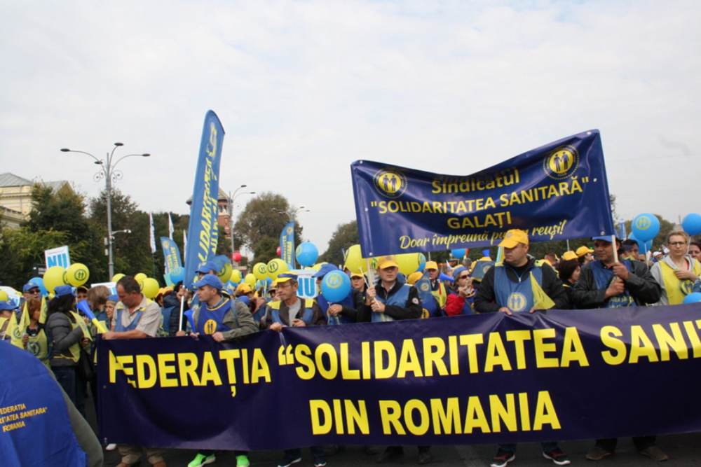 Federaţia "Solidaritatea Sanitară" anunţă suspendarea conflictului colectiv de muncă