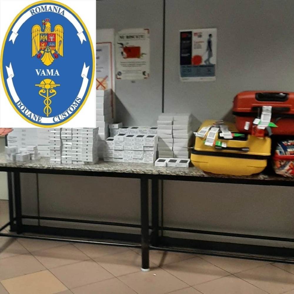 Echipamente electronice în valoare de aproximativ 565.000 lei descoperite de inspectorii vamali 