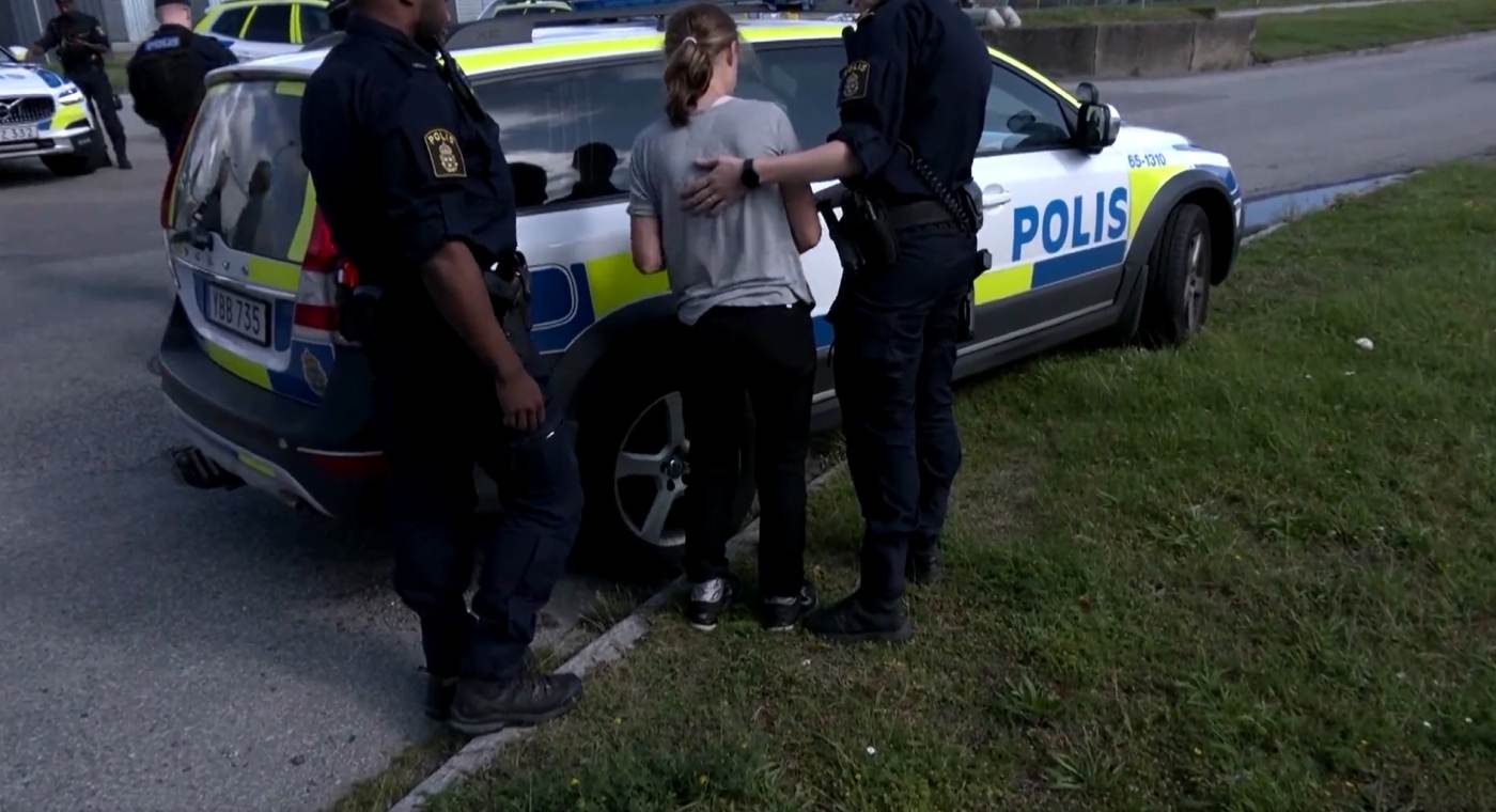 Greta Thunberg, arestată în portul Malmö