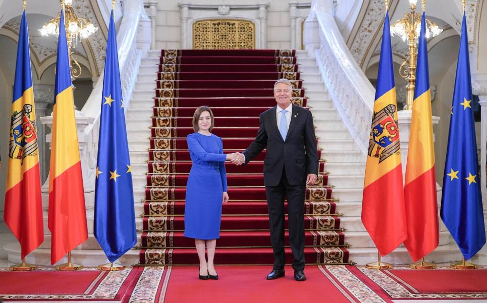 Klaus Iohannis s-a întâlnit cu Maia Sandu înainte de Summitul Iniţiativei Celor Trei Mări