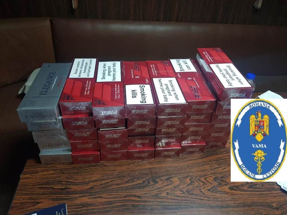 Ţigarete în valoare de aproximativ 62.000 lei descoperite de inspectorii vamali 