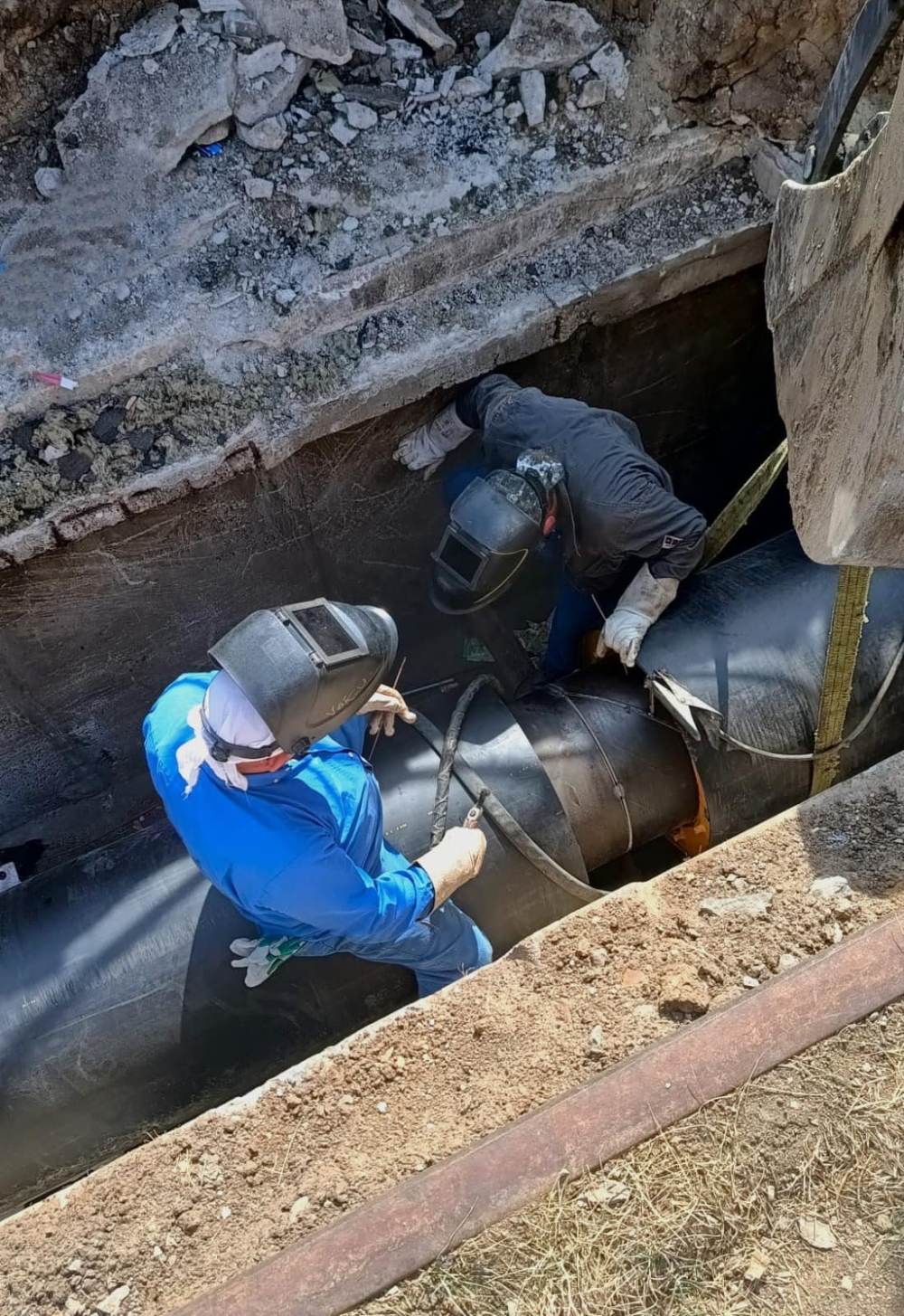 Nicuşor Dan: Peste 650 de metri de conductă nouă, dotată cu senzori de detecţie a avariilor, pe bulevardul Timişoara