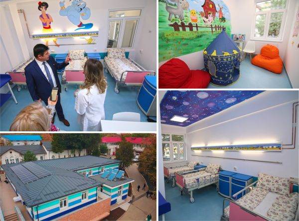 "An de an, peste 2000 de copii din Târgu Bujor şi zonele limitrofe au nevoie de îngrijire medicală la acest spital. De aceea, am decis să construim o clădire nouă, cu saloane mari, fiecare salon având toaletă proprie şi rampe de oxigen, cu spaţii moderne pentru medici, asistente şi pentru tratament. Practic, noua Pediatrie este de cinci ori mai mare faţă de vechea secţie, iar saloanele sunt pline de culoare, fiind special amenajate pentru cei mici. De asemenea, acum sunt şi saloane cu paturi pentru părinţi sau rezerve mamă-copil", a declarat preşedintele Consiliului Judeţean Galaţi, Costel Fotea(în foto stînga sus).