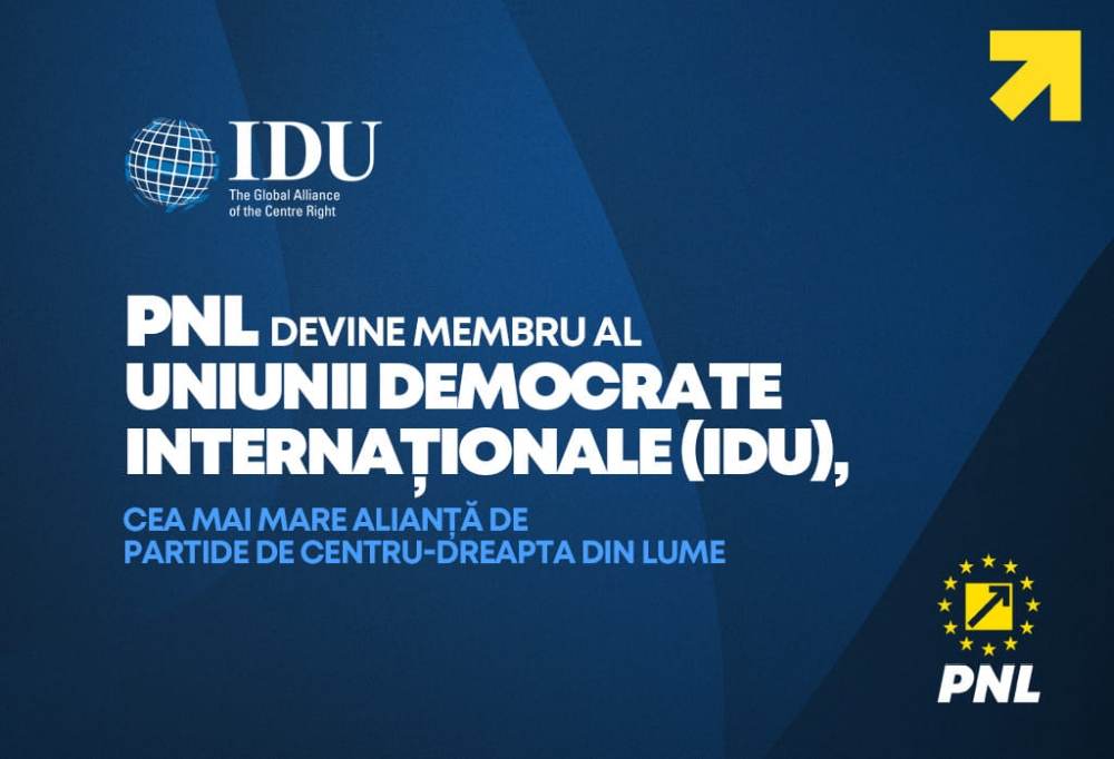 PNL a aderat la Uniunea Democrată Internaţională