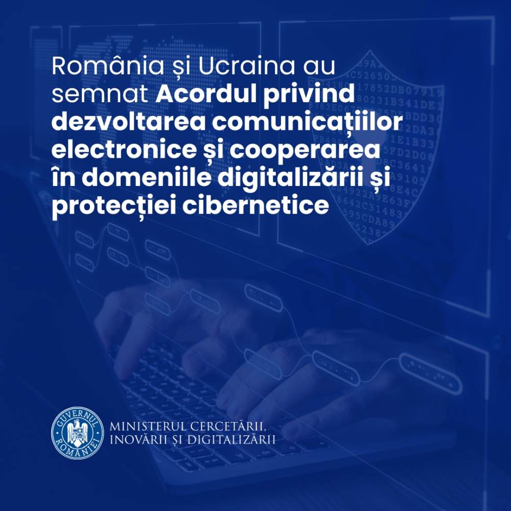 MCID: "A fost semnat acordul privind dezvoltarea comunicaţiilor electronice şi cooperarea în domeniile digitalizării şi protecţiei cibernetice"