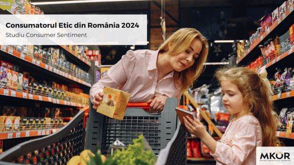 Studiu MKOR: 58% dintre români renunţă la produsele sustenabile din cauza costului mai ridicat