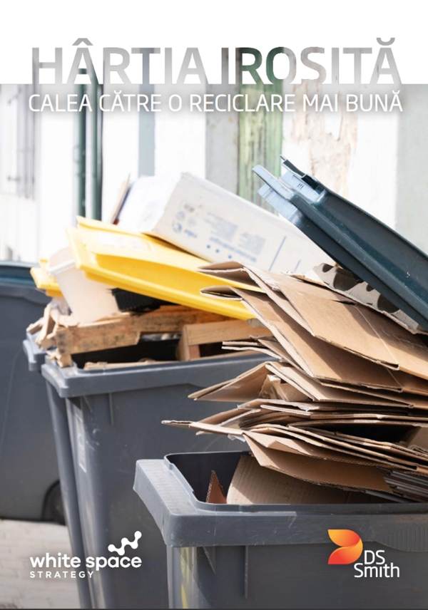 DS Smith: Cinci milioane de tone de ambalaje din hârtie şi carton, posibil să fie introduse în fluxurile de reciclare până în 2030