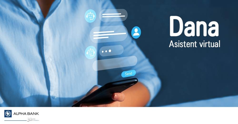 Alpha Bank România adaugă o nouă facilitate asistentului virtual Dana pentru clienţii persoane fizice