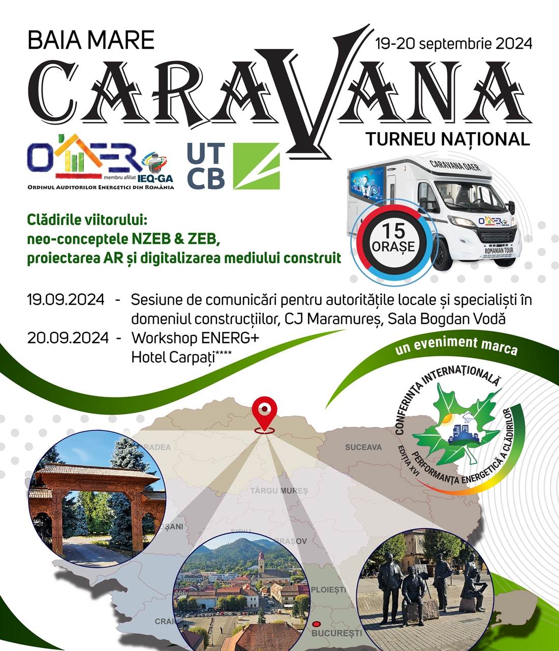 Ordinul Auditorilor Energetici din România organizează a 7-a conferinţă din cadrul Caravanei OAER la Baia Mare