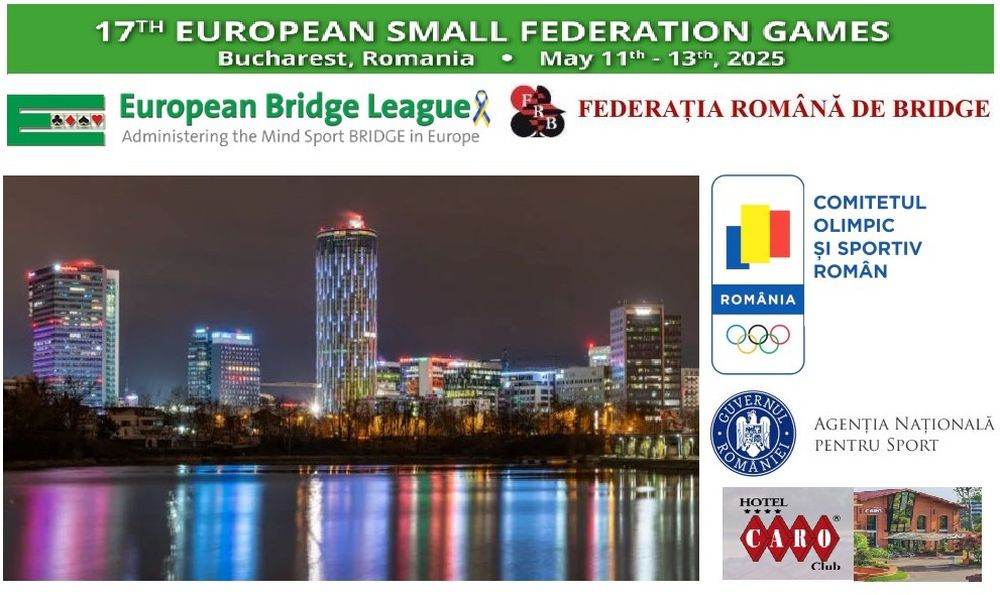 România găzduieşte Jocurile European Small Federation Games 2025 la Bridge