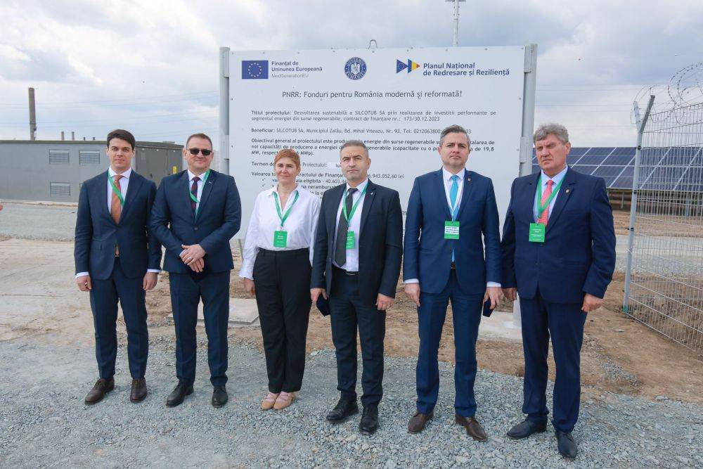 TenarisSilcotub finalizează construcţia parcului fotovoltaic in situ pentru oţelăria electrică din Călăraşi