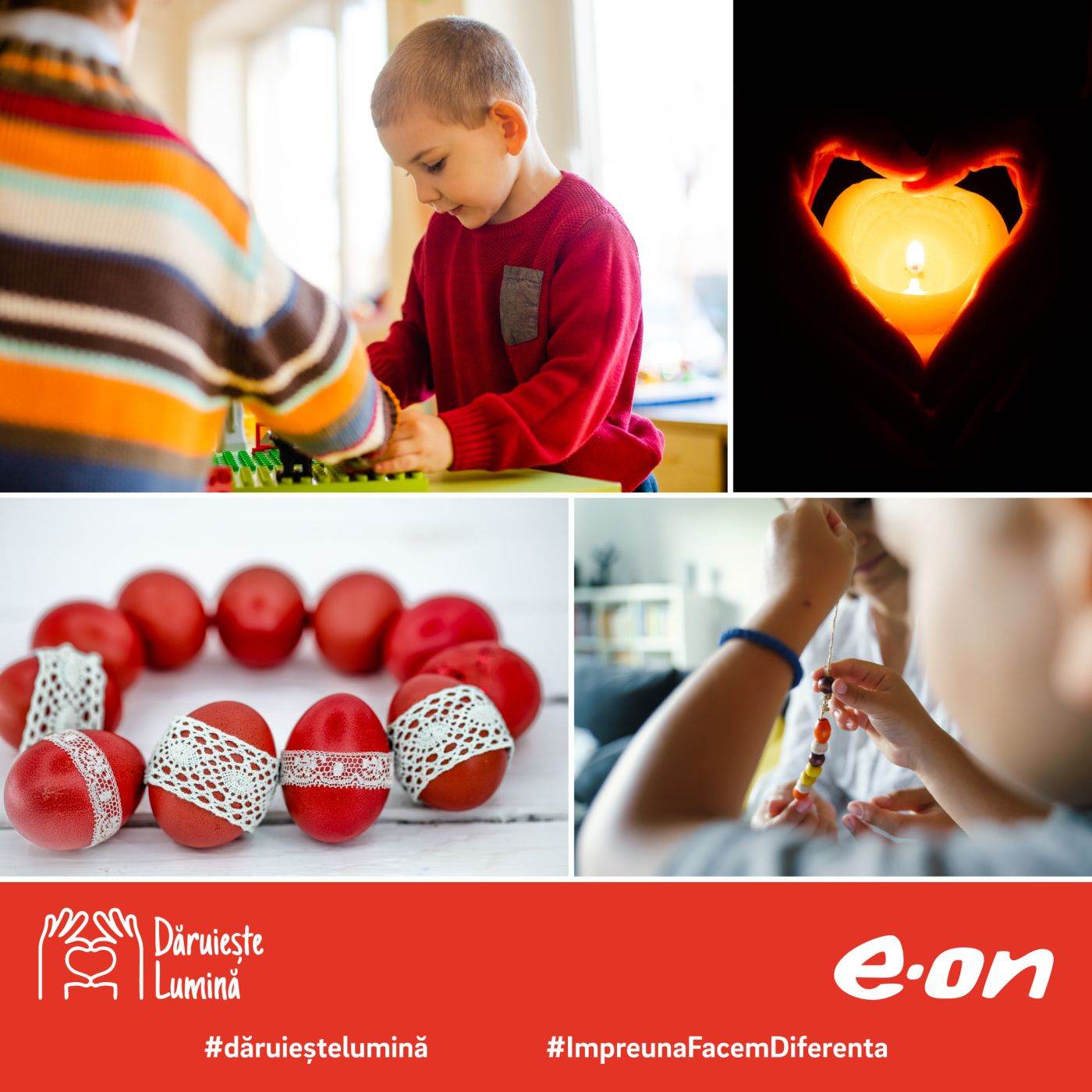 E.ON România a 1.000.000 kWh de energie în campania "Dăruieşte Lumină", ediţia de Paşte 2025