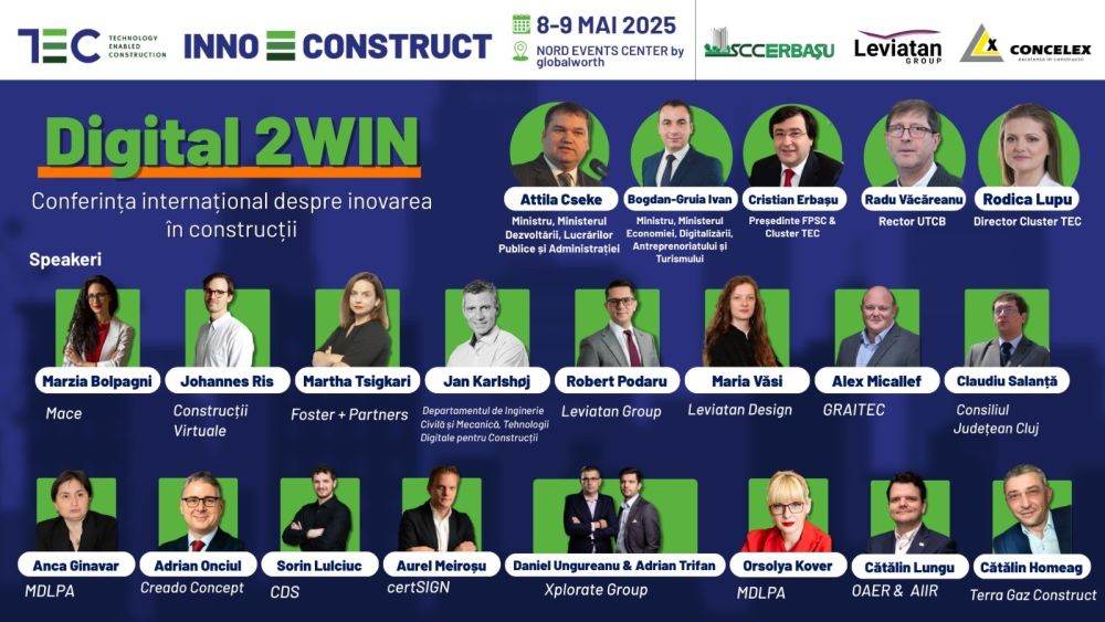 Viitorul construcţiilor se scrie la INNOCONSTRUCT 2025