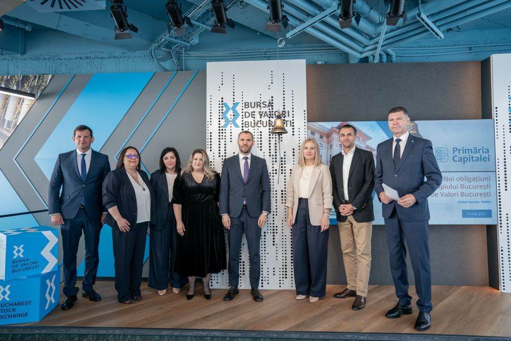 Obligaţiunile emise de Primăria Municipiului Bucureşti, în valoare de 555 milioane de lei, debutează la Bursa de Valori Bucureşti