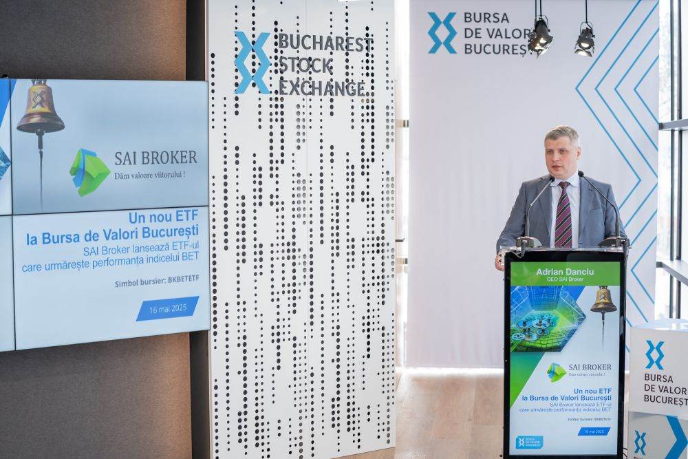 Un nou ETF care urmăreşte performanţa indicelui BET a fost listat la Bursa de Valori Bucureşti 