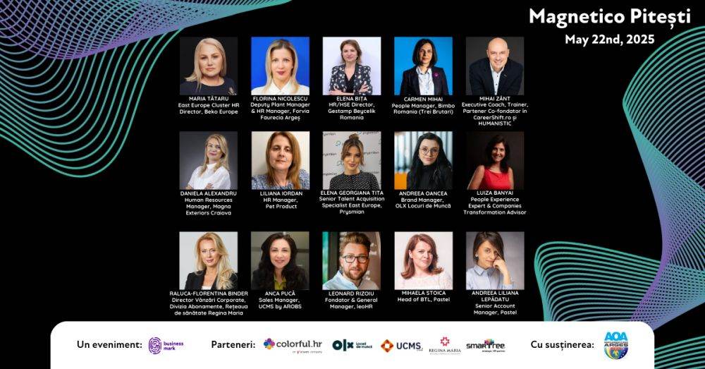 O nouă ediţie a conferinţei "MAGNETICO. How to attract and retain talents improving employer branding and creating meaningful HR practices" la Piteşti
