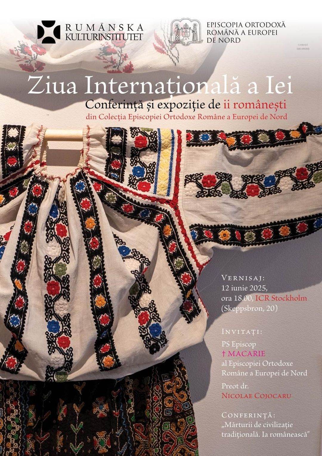 Expoziţie de ii româneşti la ICR Stockholm