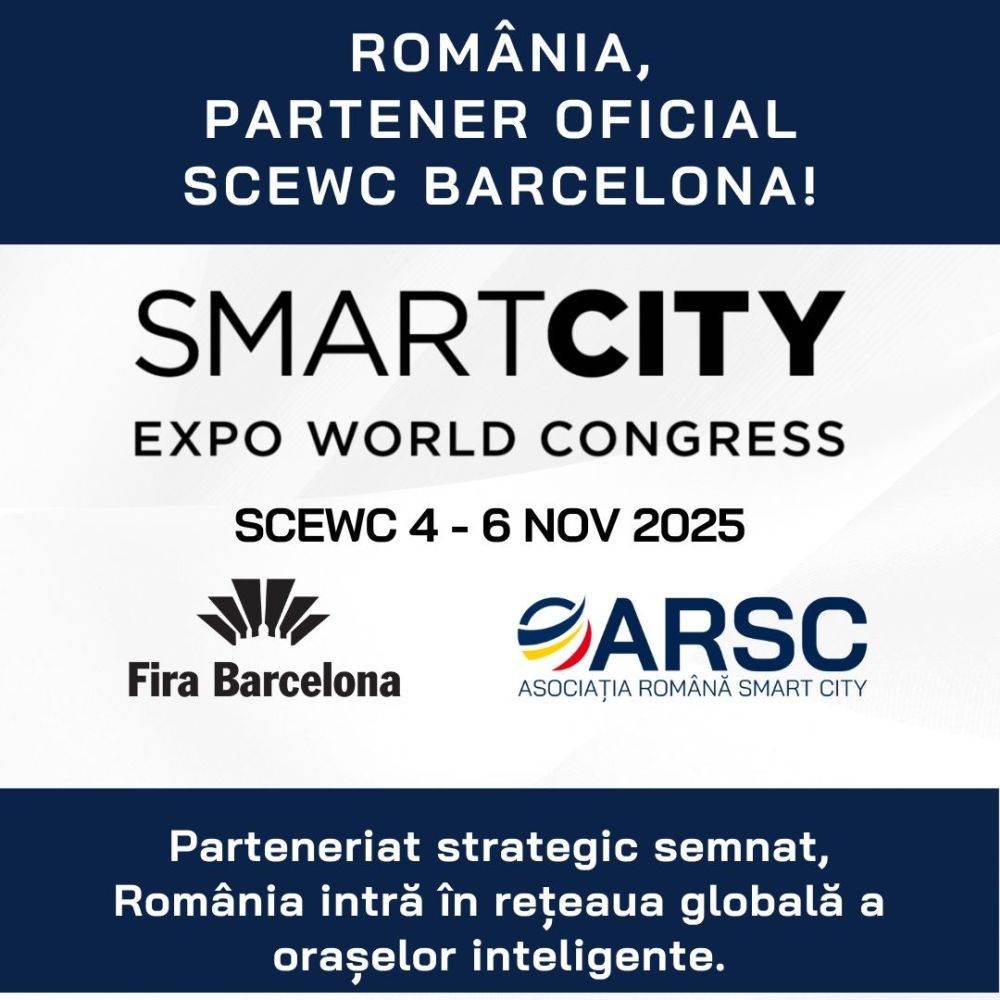 Asociaţia Română pentru Smart City, partener strategic al Fira Barcelona - SCEWC 2025-2027, cel mai mare eveniment global Smart City