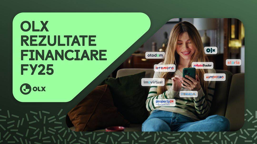 OLX Group a raportat o creştere de 18% a veniturilor în anul financiar 2025