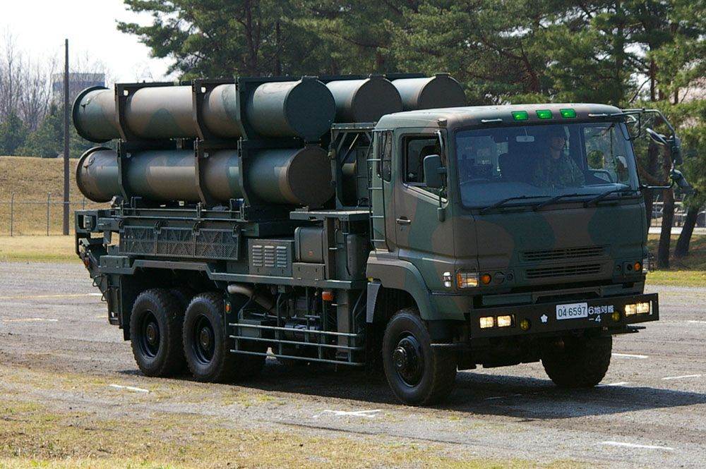 Japonia efectuează primul tir de rachetă sol-navă de tip Type-88