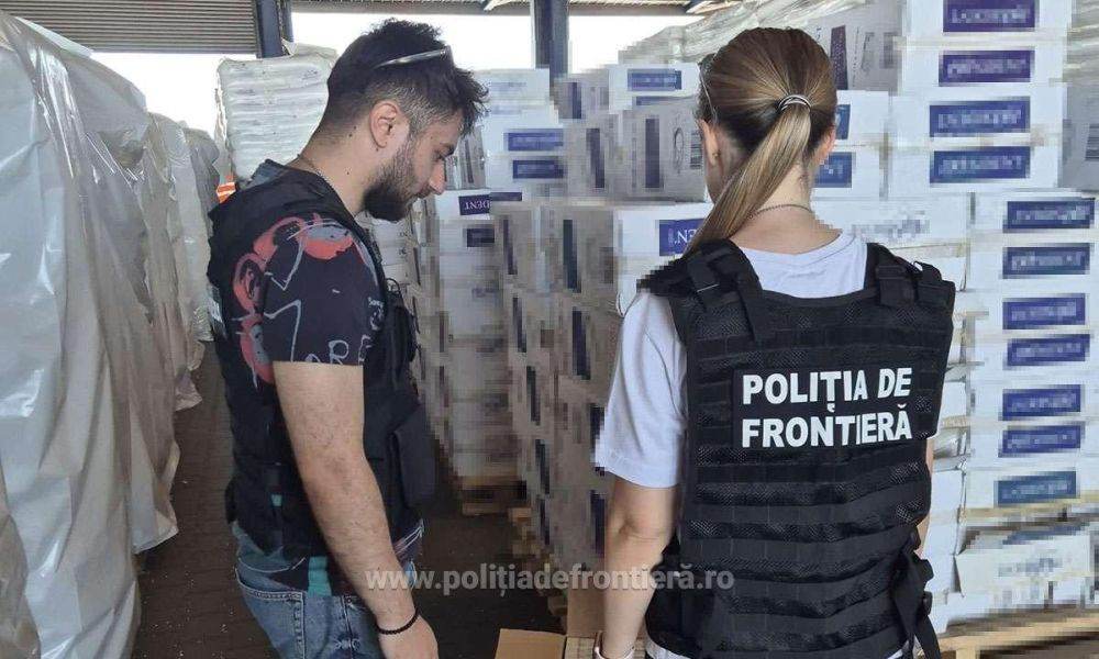 Peste 10 milioane de ţigarete descoperite într-un container sosit în Portul Constanţa