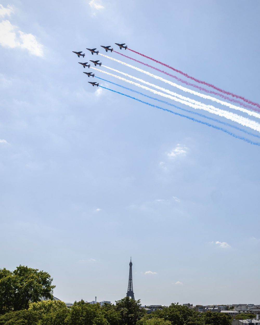 Franţa îşi afişează forţa militară de Ziua Naţională