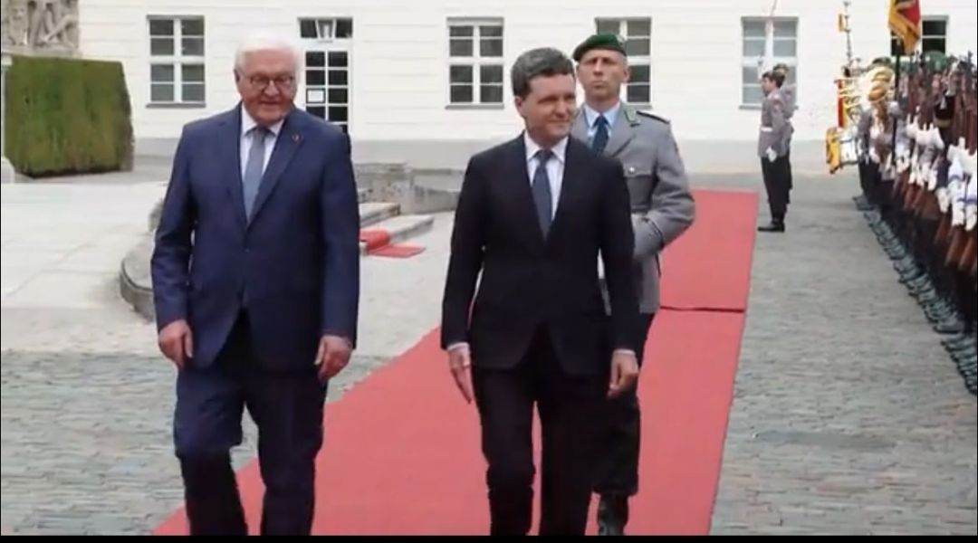 Preşedintele Nicuşor Dan, primit oficial la Berlin de preşedintele Frank-Walter Steinmeier
