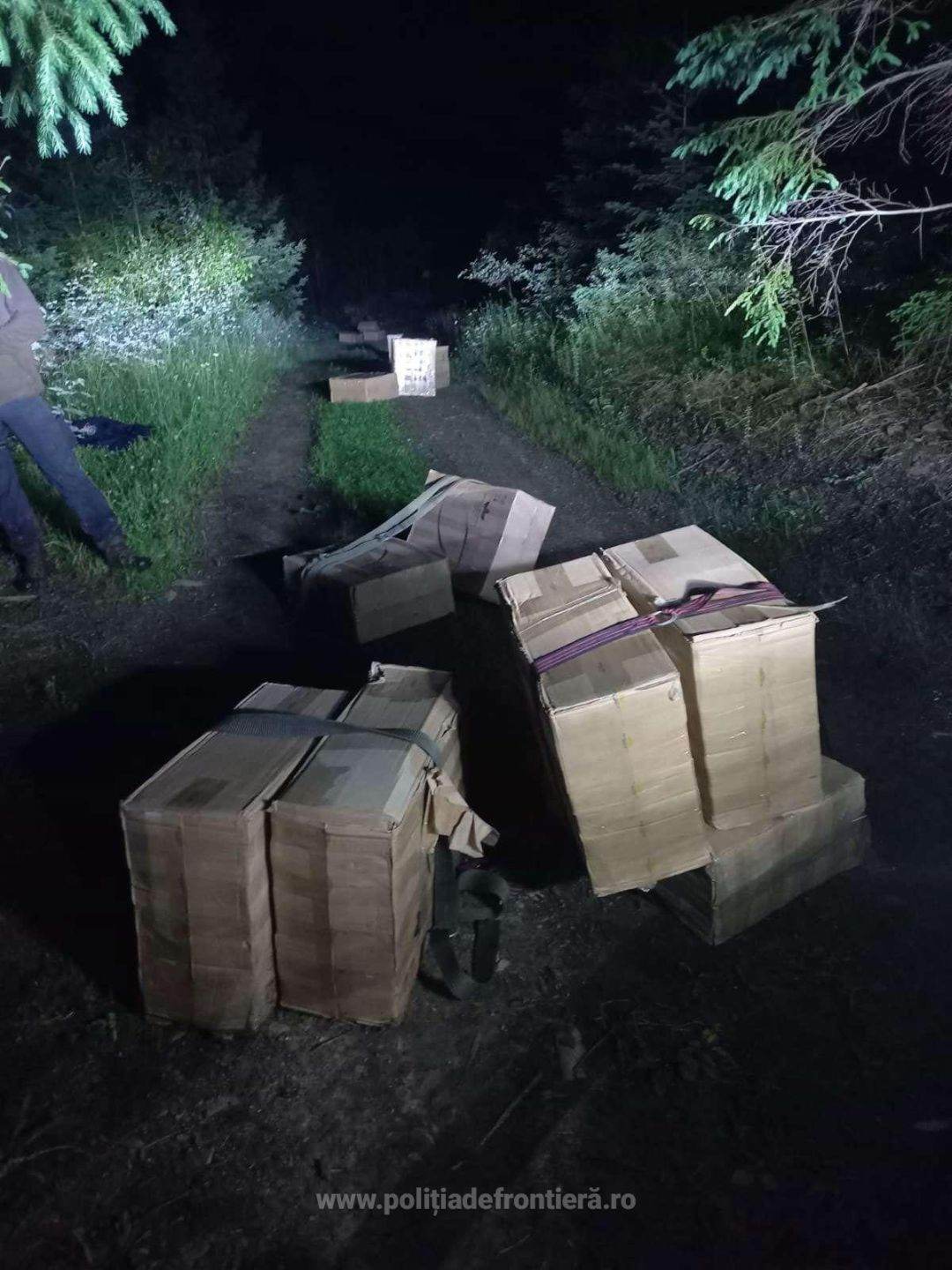 Poliţia de Frontieră: Ţigări în valoare de peste 40.000 de euro confiscate la frontiera de nord