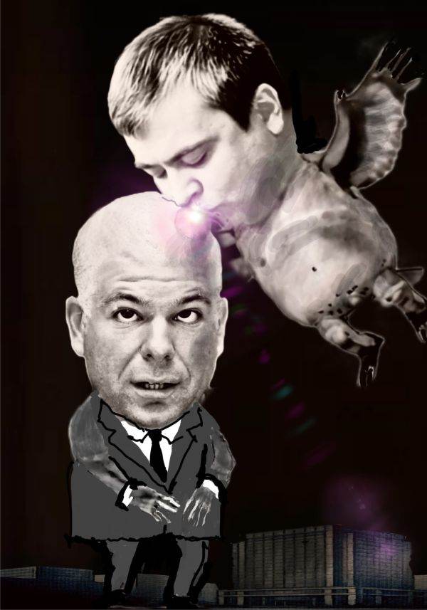 Juravle pupă buba lui Drăgoi. Ilustraţie de MAKE