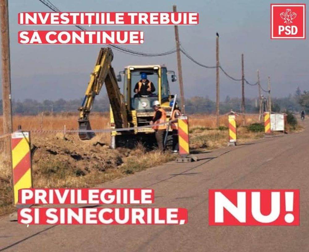 Primarii şi administraţia judeţeană PSD cer continuarea investiţiilor în cadrul Programului Naţional "Anghel Saligny"
