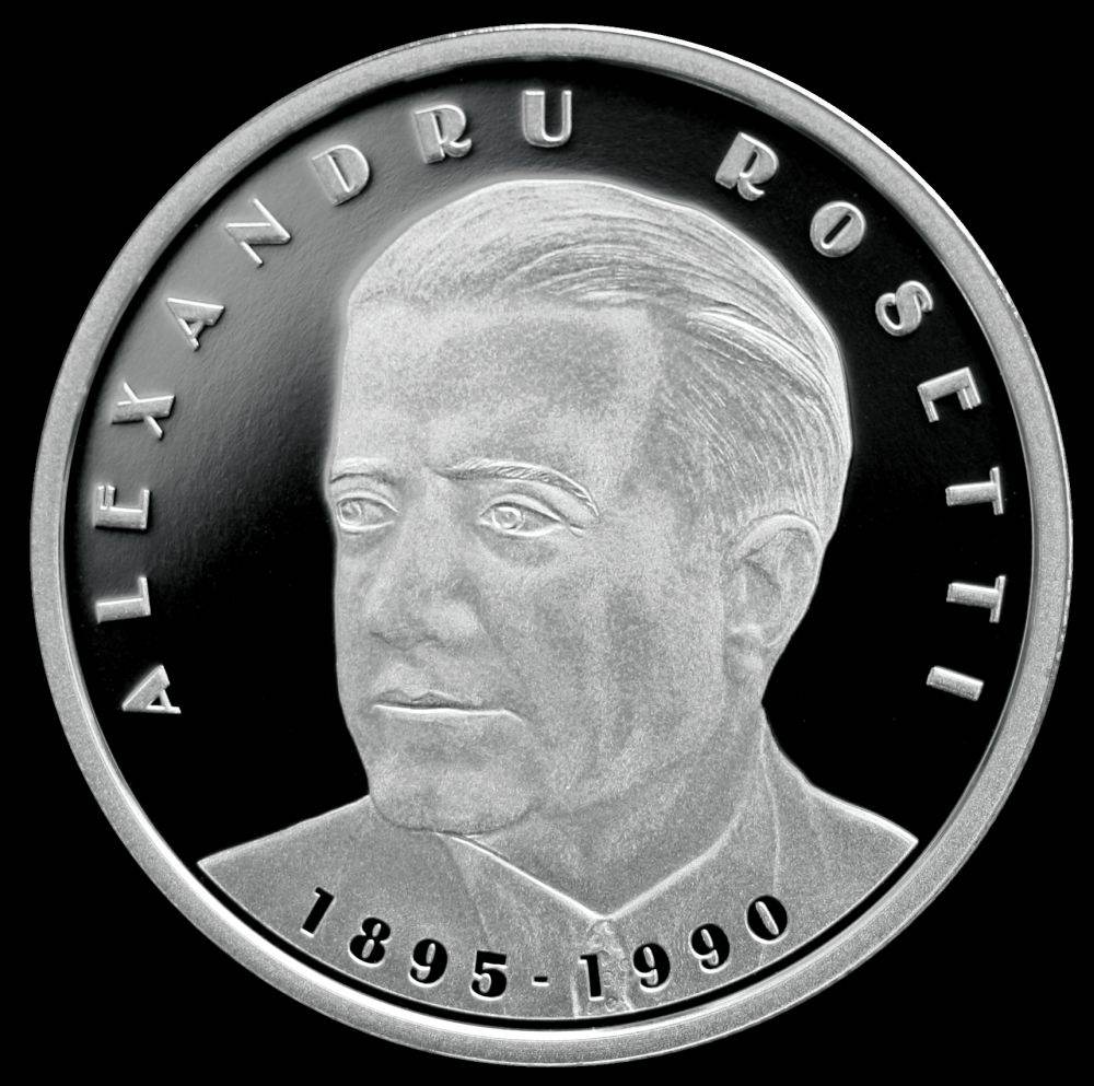 BNR lansează o monedă de argint dedicată lui Alexandru Rosetti