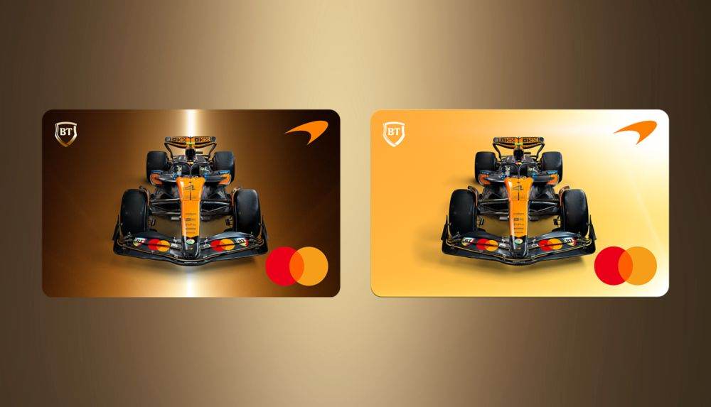 BT şi Mastercard lansează primele carduri din lume în parteneriat cu McLaren Formula 1