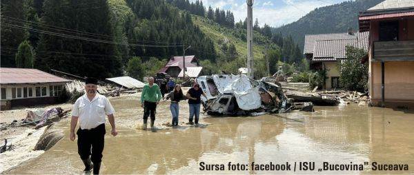 Inundaţii: Mobilizare naţională în sprijinul Sucevei şi Neamţului