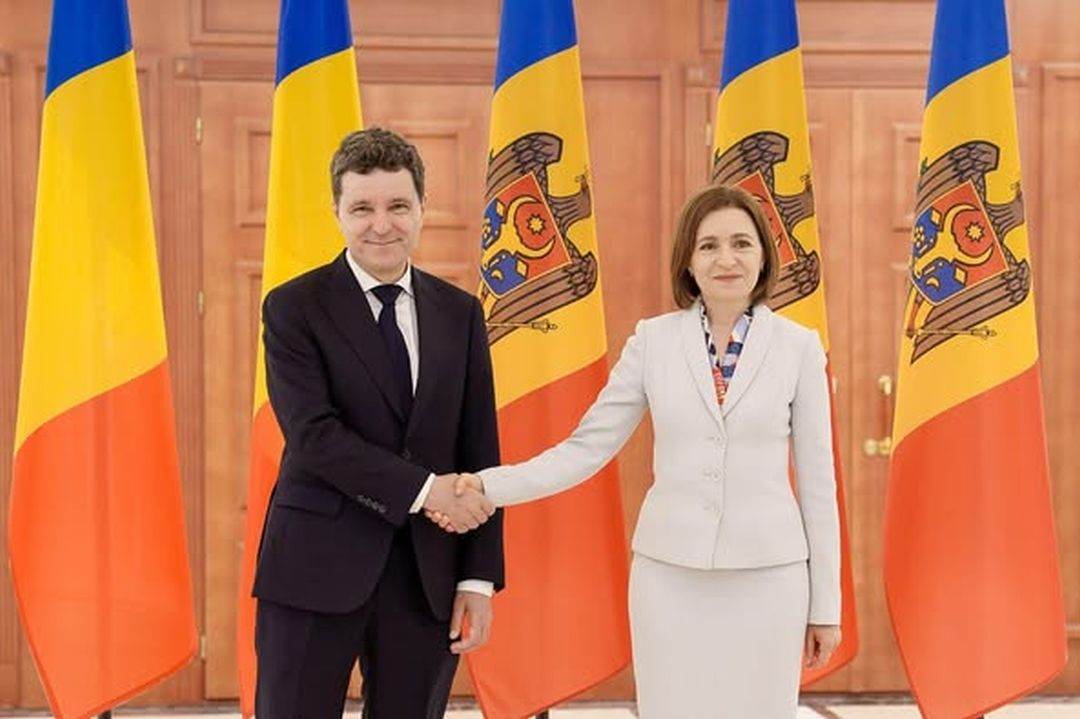 Nicuşor Dan, vizită neanunţată în Republica Moldova, a participat alături de Maia Sandu la un eveniment în Orheiul Vechi