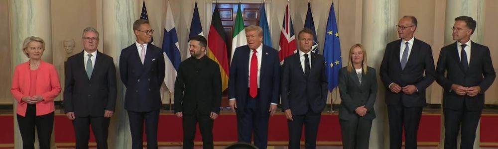 Poză oficială la Casa Albă cu Trump, Zelenski şi liderii europeni
