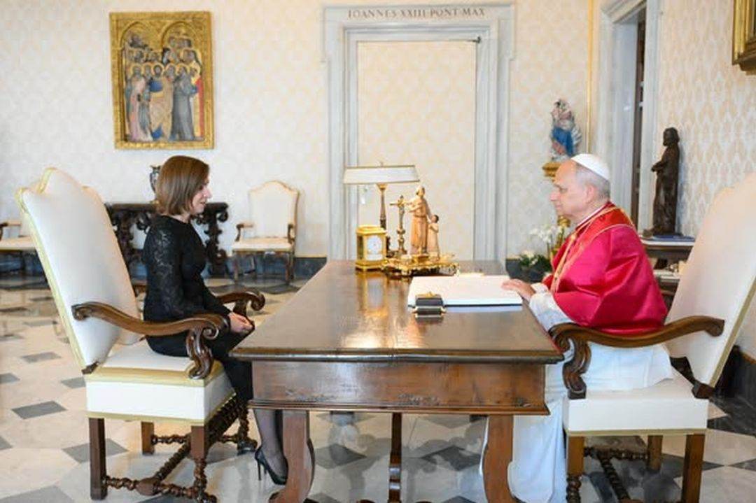 Maia Sandu, primită de Papa Leon al XIV-lea: "Moldova este văzută şi auzită”
