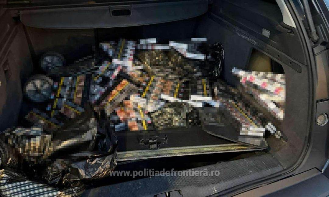  Politia de Frontiera: Peste 11.000 de ţigarete ascunse, descoperite de poliţiştii de frontieră giurgiuveni