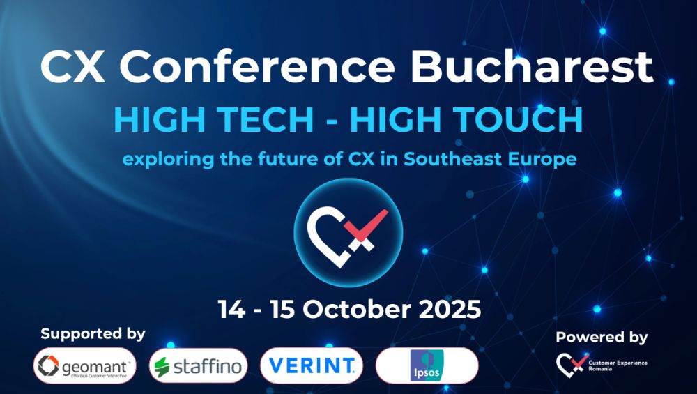 CX Conference Bucharest 2025 aduce la Bucureşti liderii globali din Customer Experience 