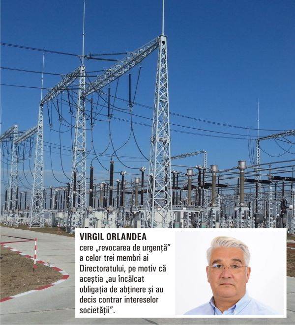 Earthquake in Transelectrica: dismissal of the Board of Directors requested by a member of the Supervisory Board