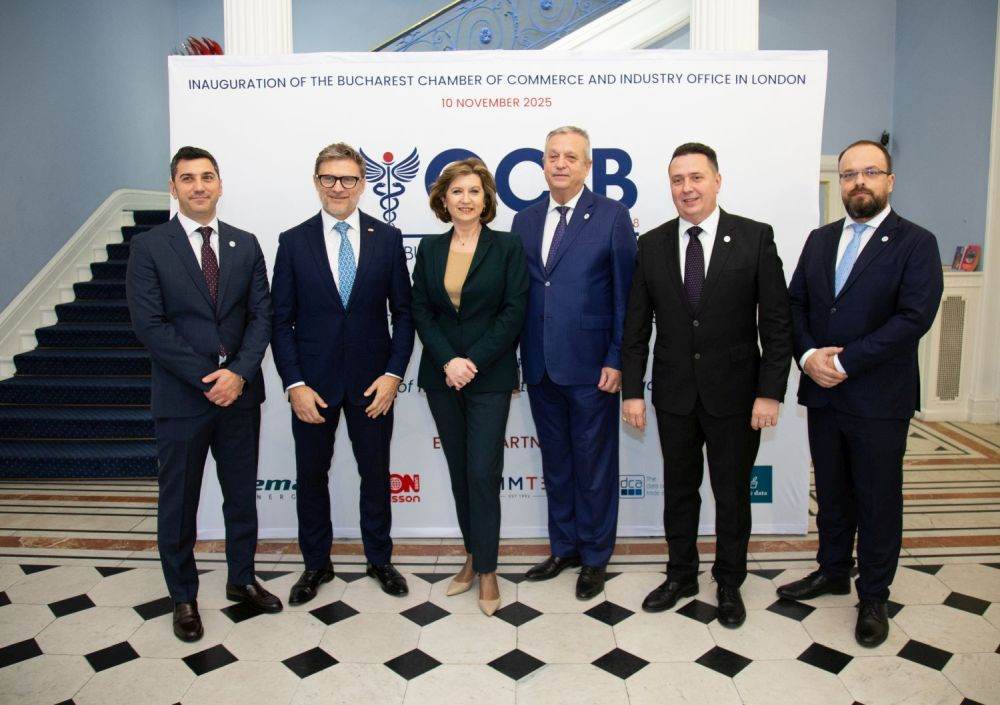 Camera de Comerţ şi Industrie a Municipiului Bucureşti a deschis un Birou de Reprezentare la Londra