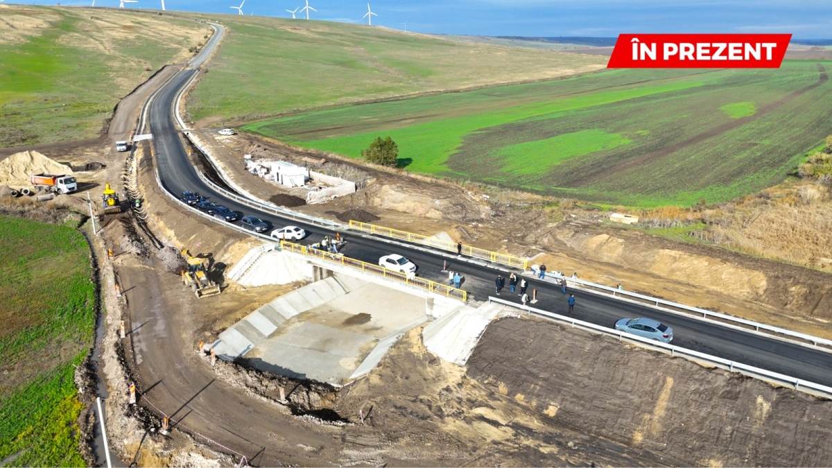 Podul de pe DJ253, distrus de viiturile din septembrie 2024, reconstruit