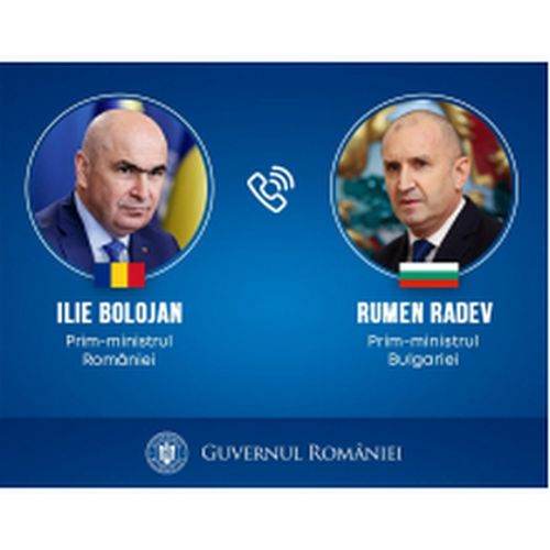 Ilie Bolojan a discutat telefonic cu premierul Bulgariei, Rumen Radev, despre securitatea în Marea Neagră