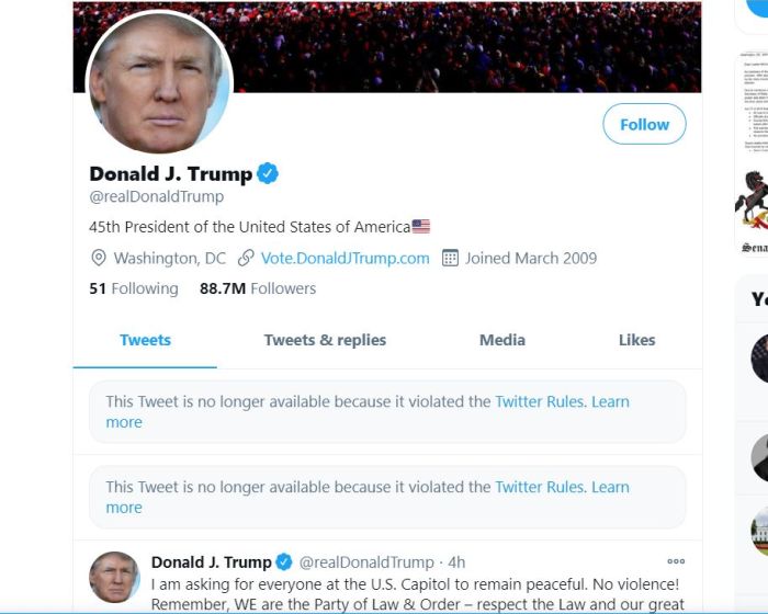 Susţinătorii lui Trump au atacat clădirea Capitoliului