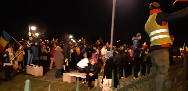 Protest în Bucureşti, împotriva măsurilor de restricţie